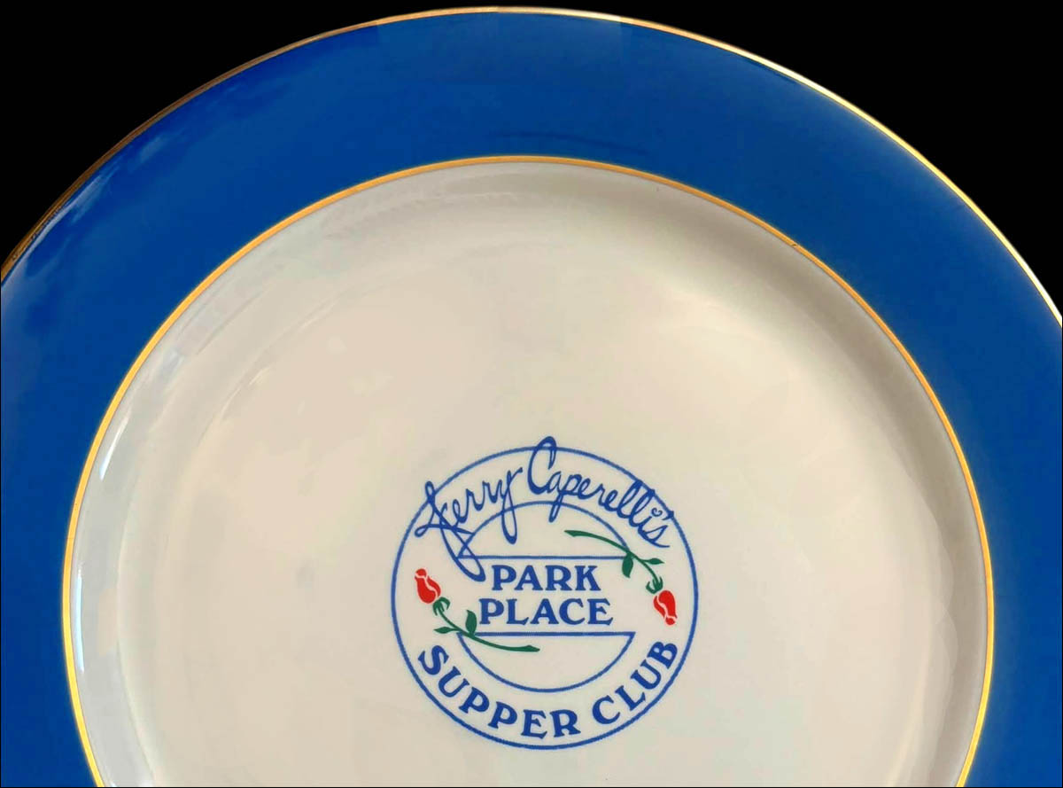 Jerry Caperelli's Park Place Supper Club-service-plate-vicki-cade