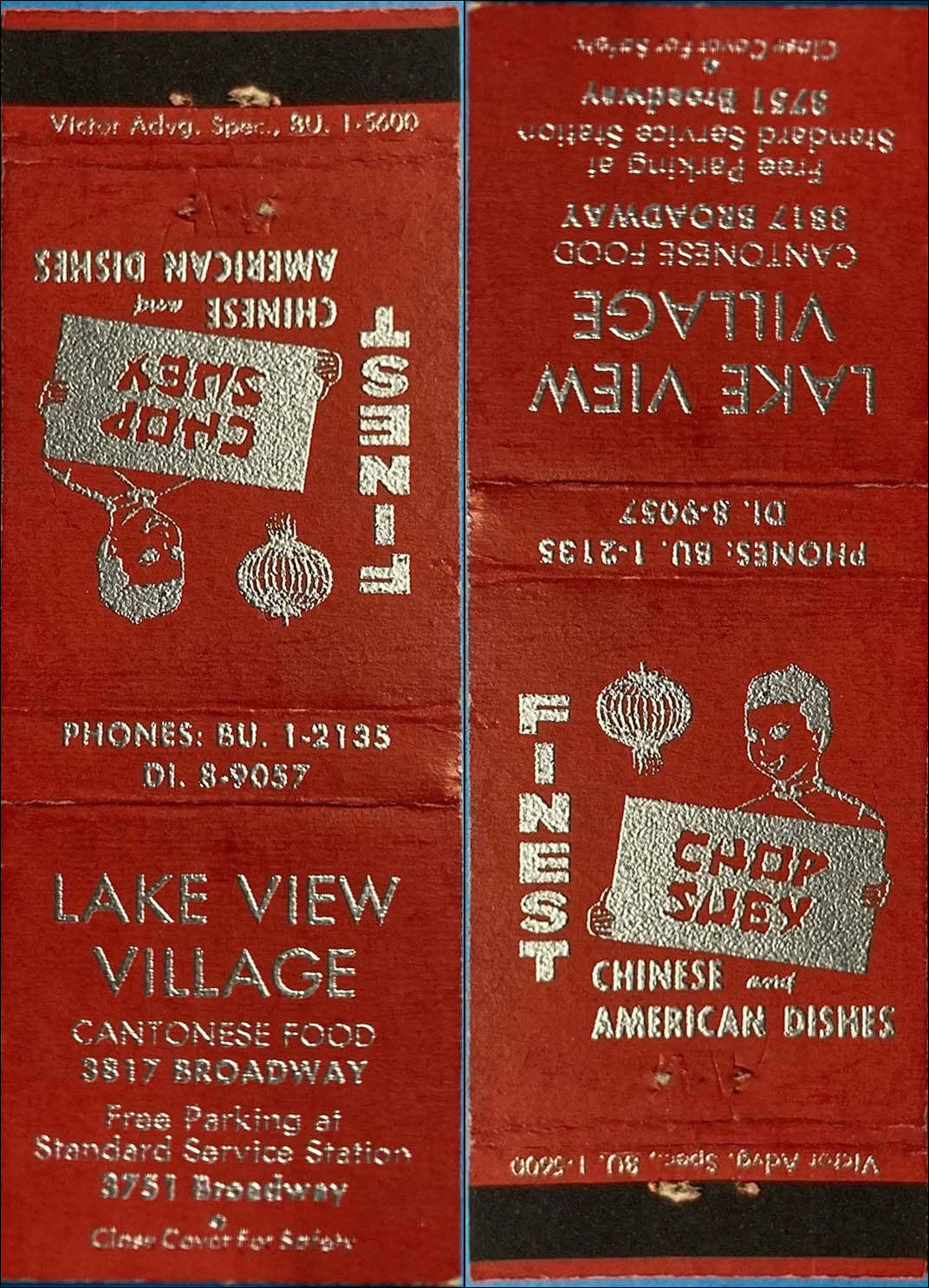 Lakeview Village-matchbook
